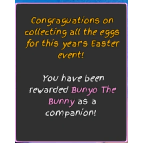 Bunyo The Bunny icon — Legendary rarity item in Grand Piece Online