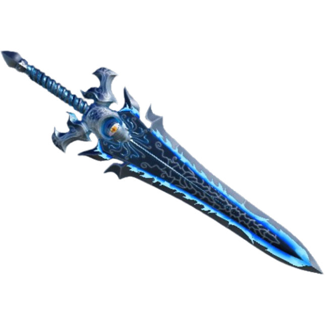 Kraken Blade (Azure) icon, Collectable rarity item in Grand Piece Online